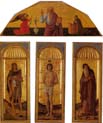 triptych of saint sebastian